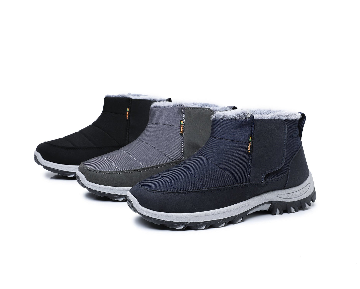 Unisex Fall/Winter Thermal-Lined Snow Boots β Waterproof, Non-Slip All-Terrain Hiking & Casual Shoes with Arch Support