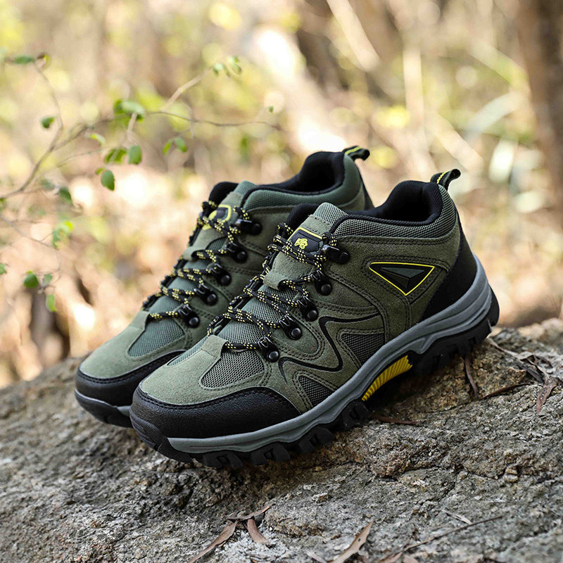 (๐#4 Best Seller) Menโs Comfort & Protection Shoes โ Wide Fit, Shock-Absorbing Cushioning, Non-Slip Grip, Pain-Relief Support