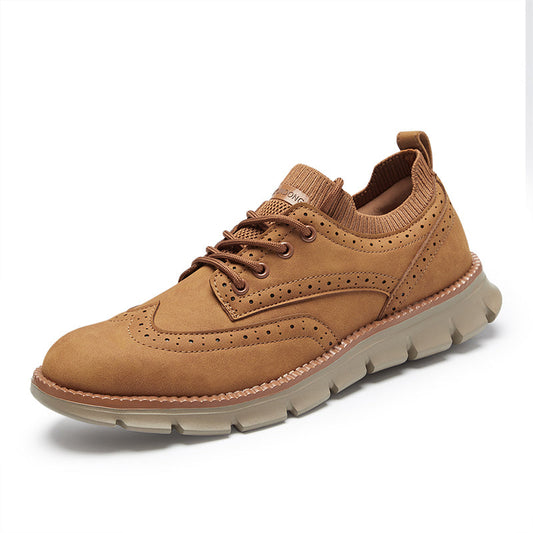 Men’s Retro Leather Zip Boots Built for Comfort, Wide Toe, Arch Support, Pressure Relief, Waterproof for Every Seaso