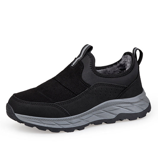 ⏰Limited-Time 70% OFF — Men’s Fleece-Lined Winter Shoes Easy Slip-On Fit • Wide Toe Box • Arch Support • Dry, Warm, Stable All Day