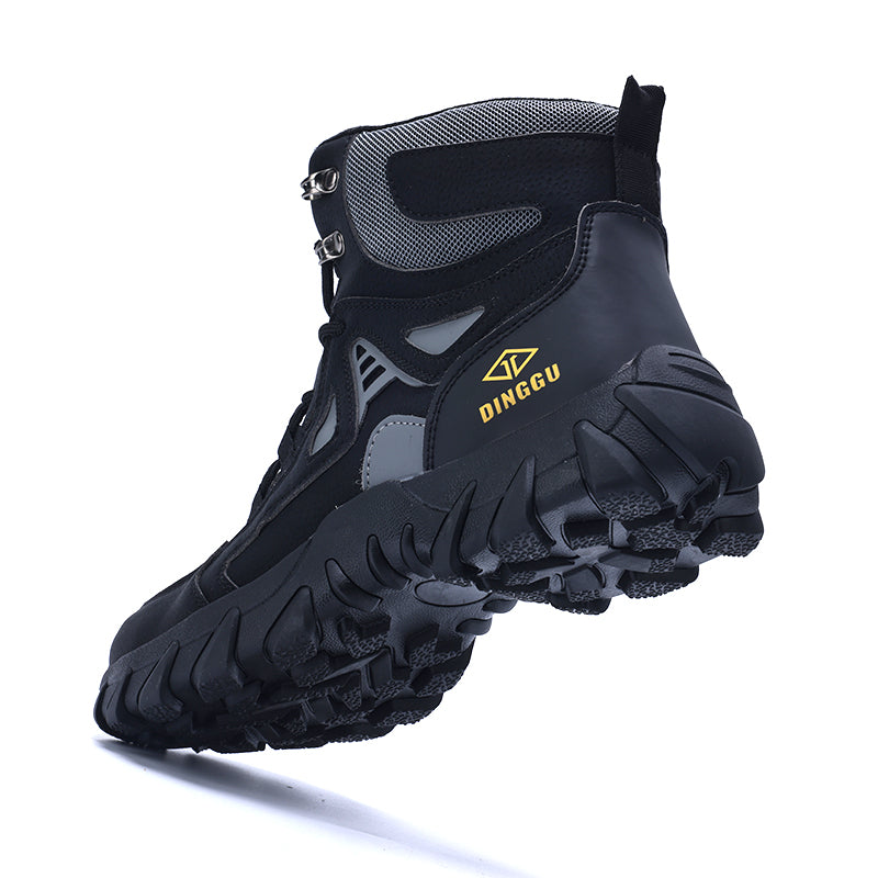 Men’s Steel Toe Orthotic Work Boots – Puncture-Resistant, Waterproof, Non-Slip, All-Day Comfort