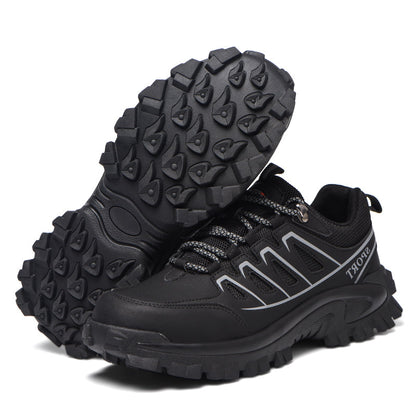 Men’s Steel Toe Work Shoes – Puncture-Resistant Midsole, Arch Support, Wide Fit, Lightweight, Comfortable & Non-Slip for Work & Outdoor Use