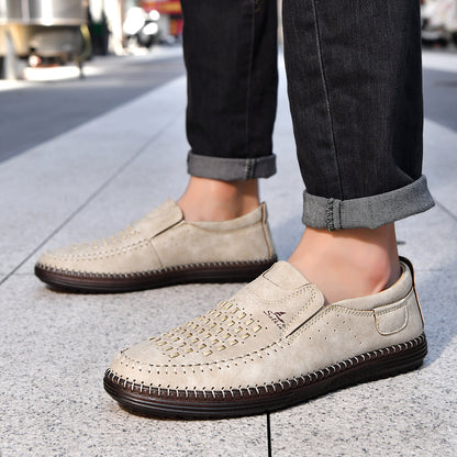 Men's Comfortable Casual Shoes, Built-In Arch Support, Lightweight, Waterproof, Slip Resistant, Breathable Upper, Durable For 5 Years.
