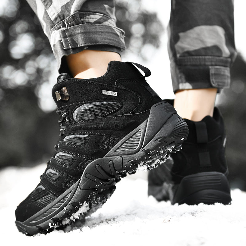 Men’s Orthotic Hiking Work Boots – Arch Support, Wide Toe Box, Protective Design, All-Day Stability