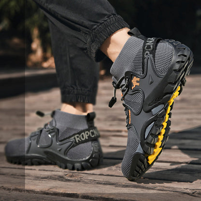 Men's Brand Hiking Shoes Outdoor Shoes Waterproof Non-slip Nnti-sprain