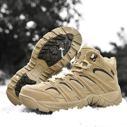 Men’s Orthotic Hiking Work Boots – Arch Support, Wide Toe Box, Protective Design, All-Day Stability