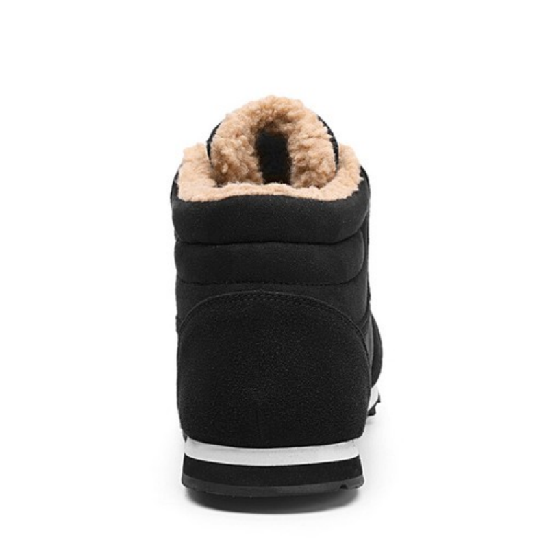 Men’s Warm Waterproof Orthotic Winter Boots, Arch Support, Non-Slip Sole, Lightweight Insulated Boots for All-Day Wear