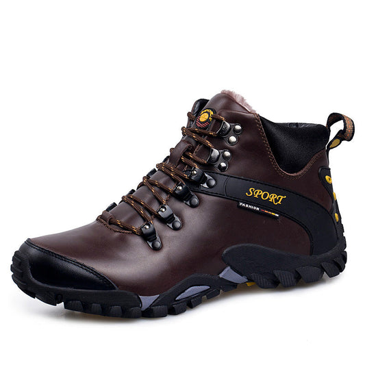 ⏰Limited Time Sale 70% OFF-Men’s Handmade Premium Leather Slip-On Driving Boots – Wide Toe, Arch Support, Waterproof, Pressure Relief, Non-Slip Sole for Casual, Travel&Outdoor