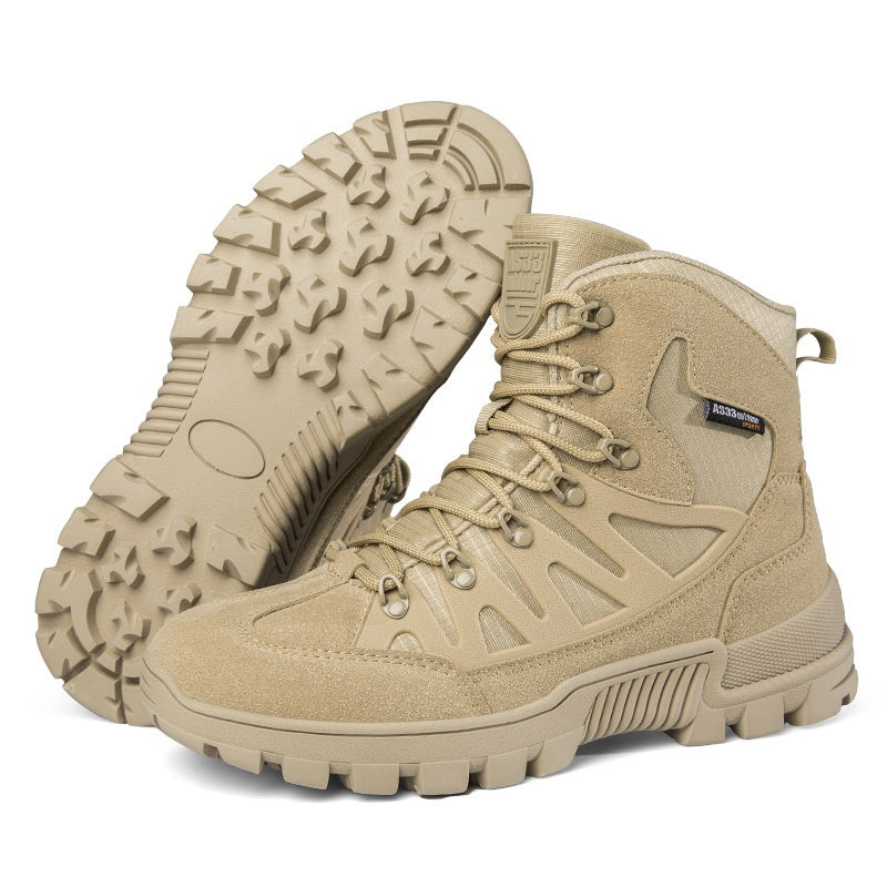 Men’s Orthopedic Safety Boots with Arch & Ankle Support – Waterproof & Anti-Puncture
