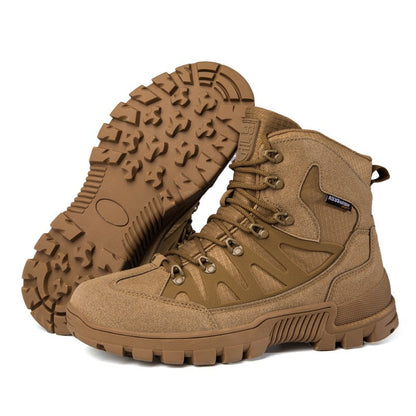 Men’s Orthopedic Safety Boots with Arch & Ankle Support – Waterproof & Anti-Puncture
