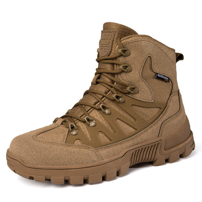 Men’s Orthopedic Safety Boots with Arch & Ankle Support – Waterproof & Anti-Puncture