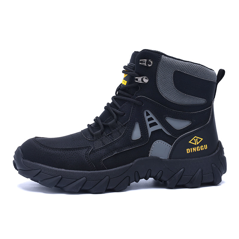 Men’s Steel Toe Orthotic Work Boots – Puncture-Resistant, Waterproof, Non-Slip, All-Day Comfort