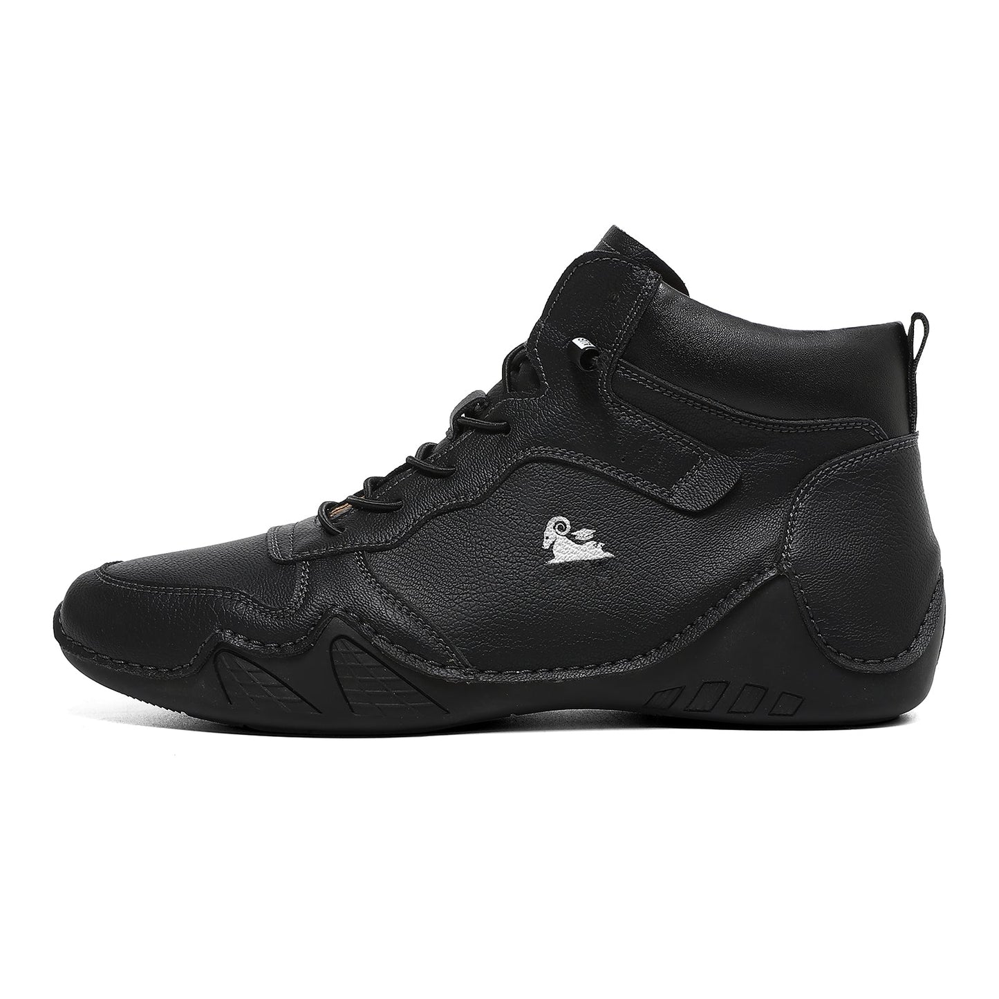 (⏰Last Day 70% OFF🔥) Men’s Mid-Top Leather Boots – Slip-On, Lightweight & Shock-Absorbing for Warehouse Work, Driving & Everyday Comfort, Durable for 3 years