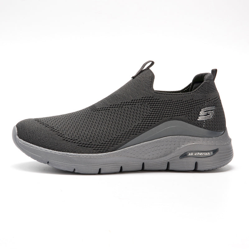 （🔥Big-Brand Comfort – 70% OFF Sale🔥）Men’s Wide Orthopedic Comfort Work Shoes – Lightweight Arch Support for Walking & Casual Wear