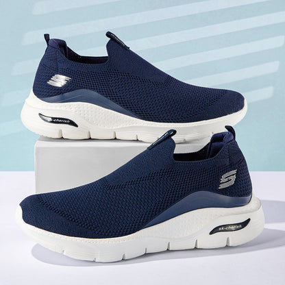 （🔥Big-Brand Comfort – 70% OFF Sale🔥）Men’s Wide Orthopedic Comfort Work Shoes – Lightweight Arch Support for Walking & Casual Wear