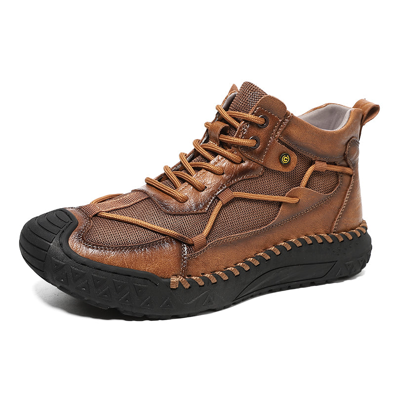 Men’s Sneakers – Trail Running, Walking & Hiking Shoes | Breathable, Anti-Slip, Puncture-Proof, Wide Toe Box, Ankle Support