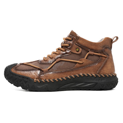 Men’s Sneakers – Trail Running, Walking & Hiking Shoes | Breathable, Anti-Slip, Puncture-Proof, Wide Toe Box, Ankle Support