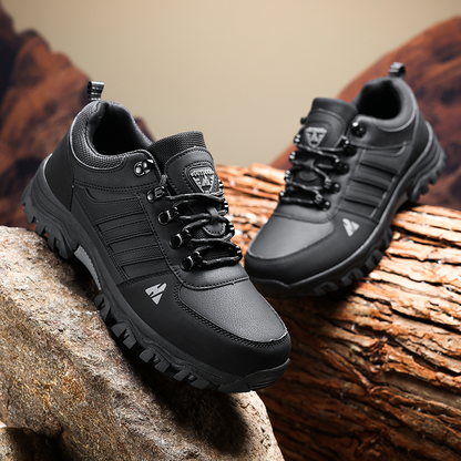 (💥Hot-Selling : 70% OFF Sale!🔥) Men’s Leather Hiking & Outdoor Shoes – Orthopedic Comfort, Non-Slip, Lightweight, Breathable, Durable 3 Years