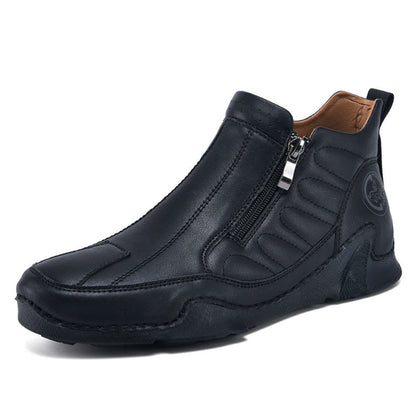 🔥Last Day Promotion 70% OFF 🎁 -Men's Waterproof Orthopedic Walking Shoes, Improve Posture, Pain Free, Easy On Off, For Riding Driving and Daily Commutes