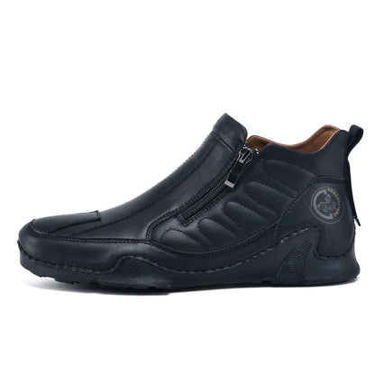 🔥Last Day Promotion 70% OFF 🎁 -Men's Waterproof Orthopedic Walking Shoes, Improve Posture, Pain Free, Easy On Off, For Riding Driving and Daily Commutes