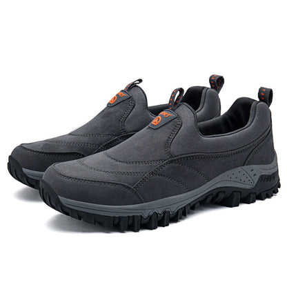 (⏰Last Day 70% OFF🔥) Veteran-Recommended Men's Slip-On Work Shoes – Cushioned Comfort, Arch Support, Non-Slip, Lightweight, All-Day Stability