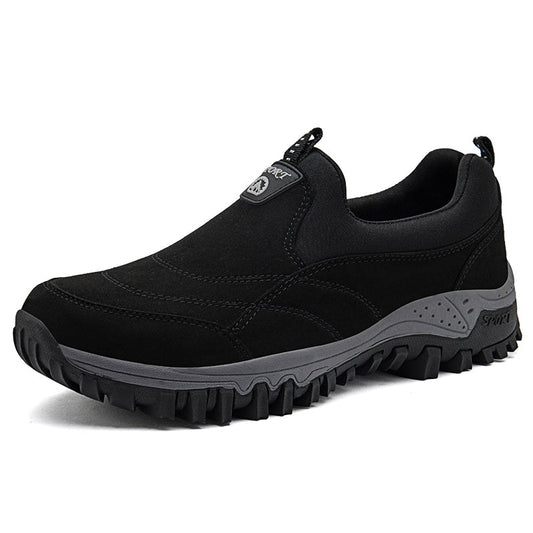 (⏰Last Day 70% OFF🔥) Veteran-Recommended Men's Slip-On Work Shoes – Cushioned Comfort, Arch Support, Non-Slip, Lightweight, All-Day Stability