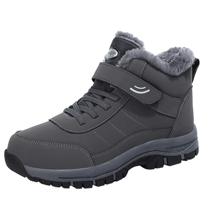 Men’s Waterproof Winter Boots | Warm Lining, Non-Slip Sole, Wide Fit