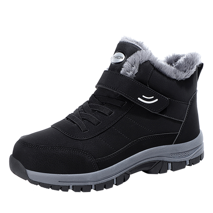 Men’s Waterproof Winter Boots | Warm Lining, Non-Slip Sole, Wide Fit