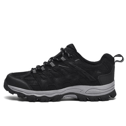 Men's Outdoor Hiking Work Boots - Slip-Resistant & Abrasion-Proof for Mountain/Construction
