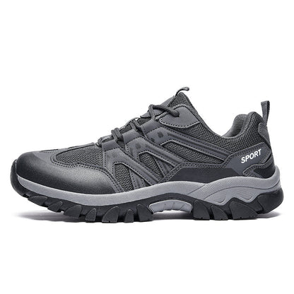 Men’s Trail Hiking Shoes – Lightweight Breathable Quick-Dry, Multi-Terrain Grip, Arch-Support Cushioning, Protective Toe