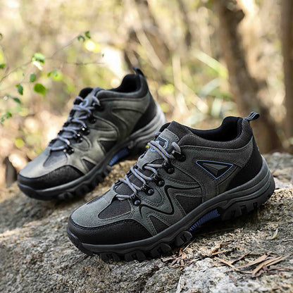 (🎁#4 Best Seller) Men’s Comfort & Protection Shoes — Wide Fit, Shock-Absorbing Cushioning, Non-Slip Grip, Pain-Relief Support