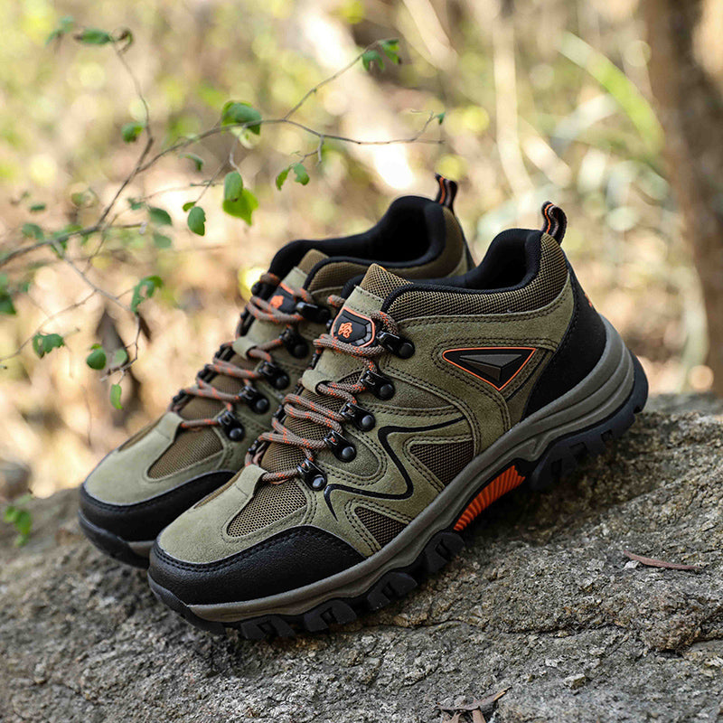 (🎁#4 Best Seller) Men’s Comfort & Protection Shoes — Wide Fit, Shock-Absorbing Cushioning, Non-Slip Grip, Pain-Relief Support