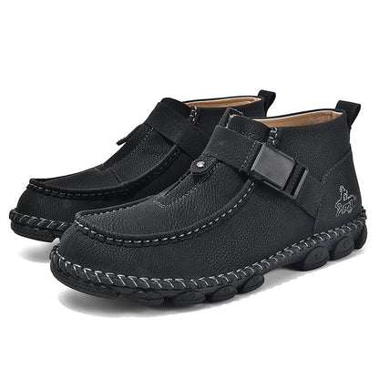 Men’s Orthopedic Safety Work & Walking Shoes – Pain Relief, Arch & Joint Support, Non-Slip, Waterproof, Shock Absorbing, Spark-Proof & Durable Comfort