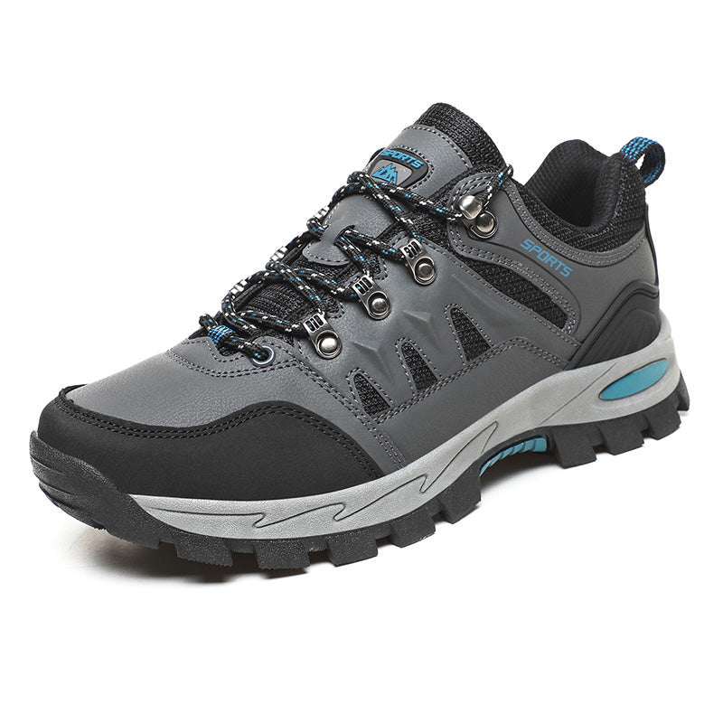 Men's Outdoor Hiking Work Boots - Slip-Resistant & Abrasion-Proof for Mountain/Construction
