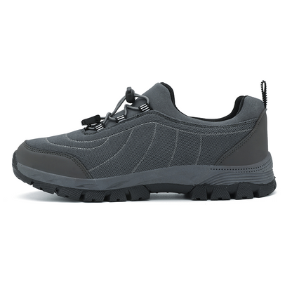 Men‘s’ Slip-On Running Walking Shoes - Zero Laces Comfort, Non-Slip Traction & Cushioned Support