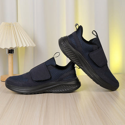 Men‘s’ Slip-On Running Walking Shoes - Zero Laces Comfort, Non-Slip Traction & Cushioned Support