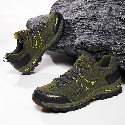 Men’s Wide Fit Supportive Hiking & Work Shoes – Pain-Relief Cushioning, Waterproof & Slip-Resistant