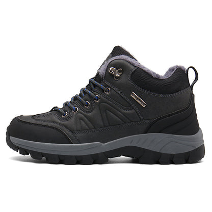 Men’s Non-Slip Hiking & Work Shoes, Wide Fit, Arch Support, Cushioned, Waterproof