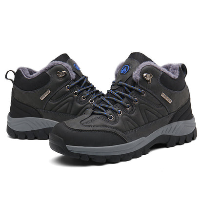 Men’s Non-Slip Hiking & Work Shoes, Wide Fit, Arch Support, Cushioned, Waterproof