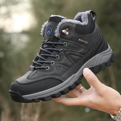 Men’s Non-Slip Hiking & Work Shoes, Wide Fit, Arch Support, Cushioned, Waterproof