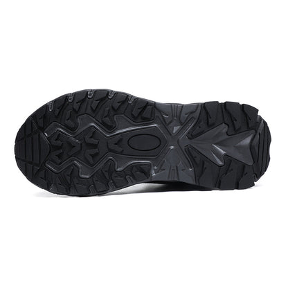 Men's Waterproof Hiking Boots - Breathable Quick-Dry Upper,Mountain Trekking & Outdoor Adventures | All-Terrain Grip & Abrasion-Proof