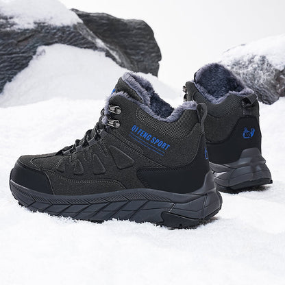 Men's Waterproof Hiking Boots - Breathable Quick-Dry Upper,Mountain Trekking & Outdoor Adventures | All-Terrain Grip & Abrasion-Proof