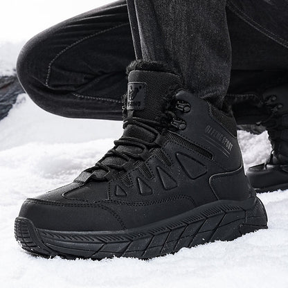 Men's Waterproof Hiking Boots - Breathable Quick-Dry Upper,Mountain Trekking & Outdoor Adventures | All-Terrain Grip & Abrasion-Proof