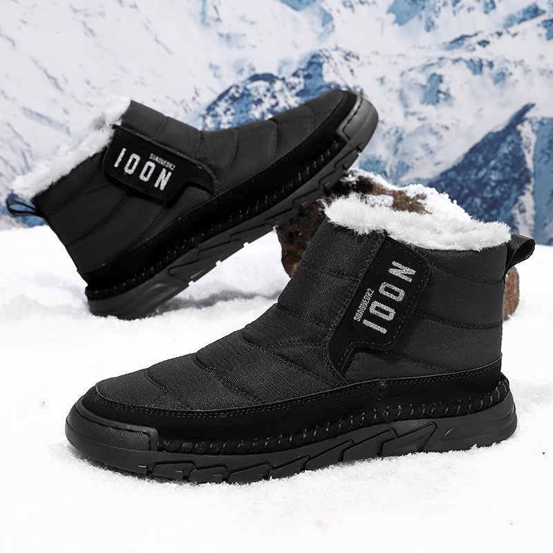 Men's Orthopedic Hiking Boots - Safe and Comfortable Work Boots - Waterproof, Slip-resistant, Impact-resistant, and Puncture-resistant - Wide Toe, Arch Support, and Ankle Support - Money-back Guarantee if ineffective.