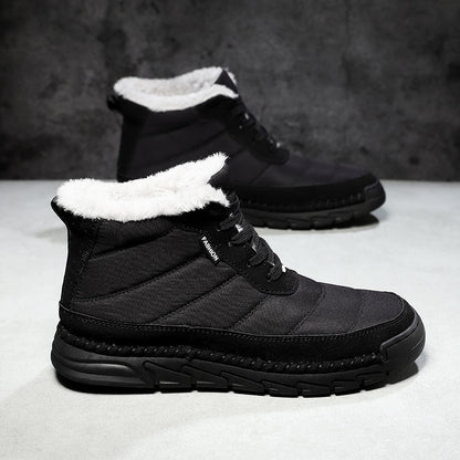 Men's Combat Boots Waterproof Non-Slip Hiking Boots Anti-Puncture Anti-Sprain Work Boots