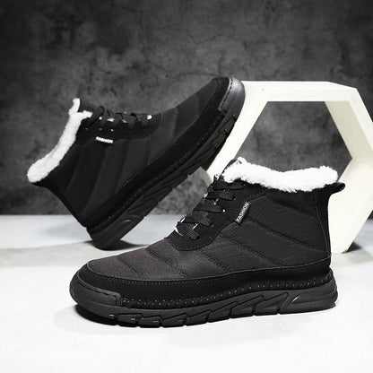 Men's Combat Boots Waterproof Non-Slip Hiking Boots Anti-Puncture Anti-Sprain Work Boots