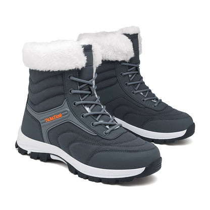Men's Orthopedic Hiking Boots - Safe and Comfortable Work Boots - Waterproof, Slip-resistant, Impact-resistant, and Puncture-resistant - Wide Toe, Arch Support, and Ankle Support - Money-back Guarantee if ineffective.