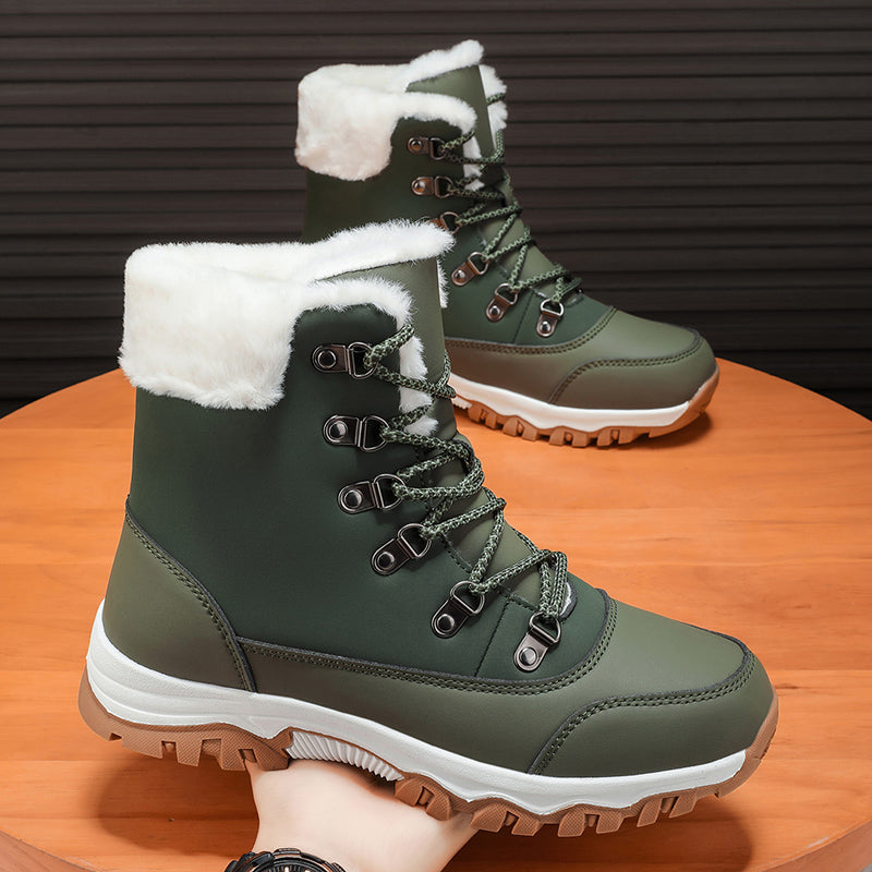 Men's Waterproof Hiking Boots - Breathable Quick-Dry Upper,Mountain Trekking & Outdoor Adventures | All-Terrain Grip & Abrasion-Proof