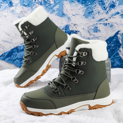 Men's Waterproof Hiking Boots - Breathable Quick-Dry Upper,Mountain Trekking & Outdoor Adventures | All-Terrain Grip & Abrasion-Proof