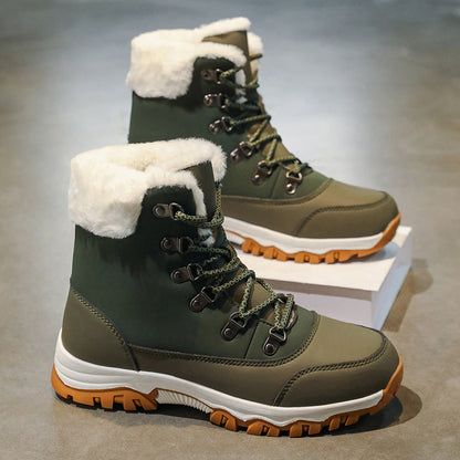 Men's Waterproof Hiking Boots - Breathable Quick-Dry Upper,Mountain Trekking & Outdoor Adventures | All-Terrain Grip & Abrasion-Proof